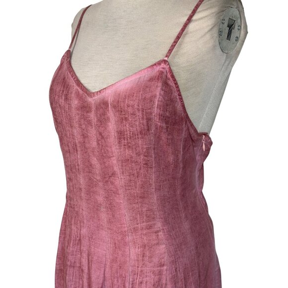 ROCOCO SAND for FWRD Gaia Long Dress in Nude Pink Medium New Womens Maxi - Picture 5 of 9